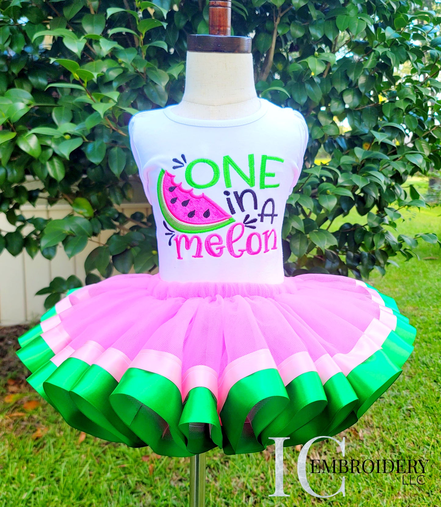 One in a Melon Tutu Outfit