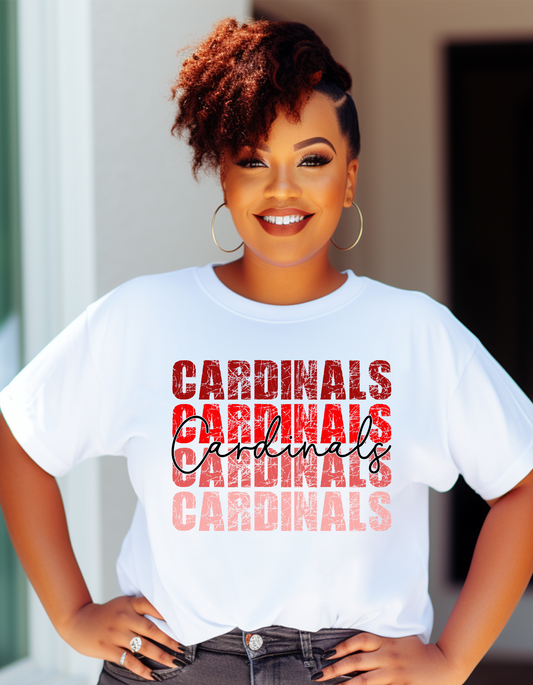 Cardinals Unisex Softstyle T-Shirt | Casual Daily Wear, Game Day Top, Sports Apparel, College Team Spirit, Birthday Gift